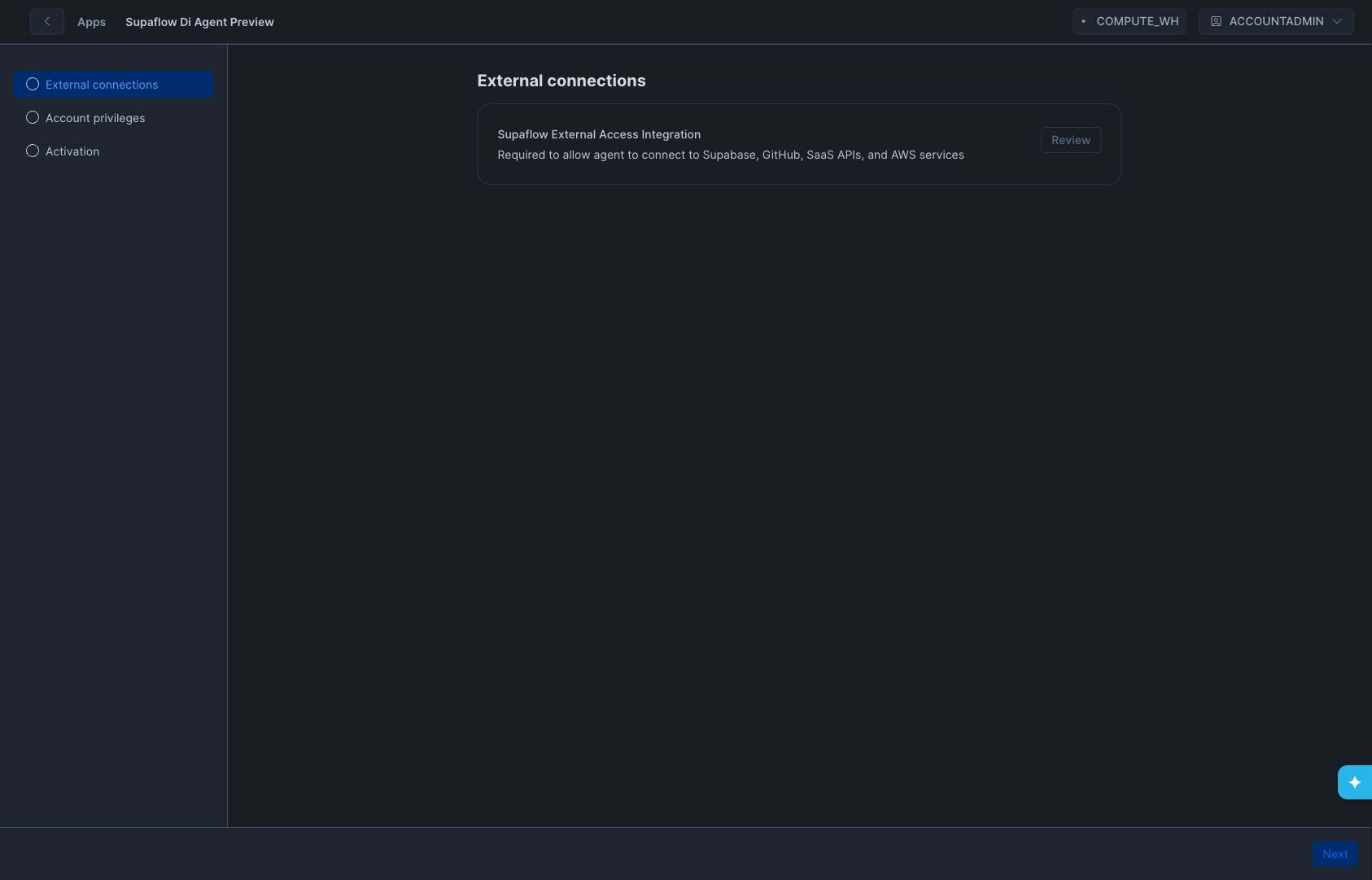 External connections